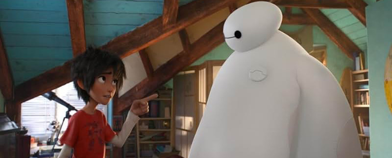 Aurzen Boom Air 1080p Smart Portable Projector Review Big Hero 6 Screenshot