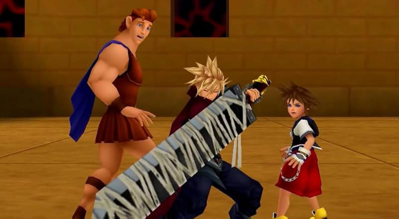 Aurzen Boom Air 1080p Smart Portable Projector Review Kingdom Hearts Screenshot