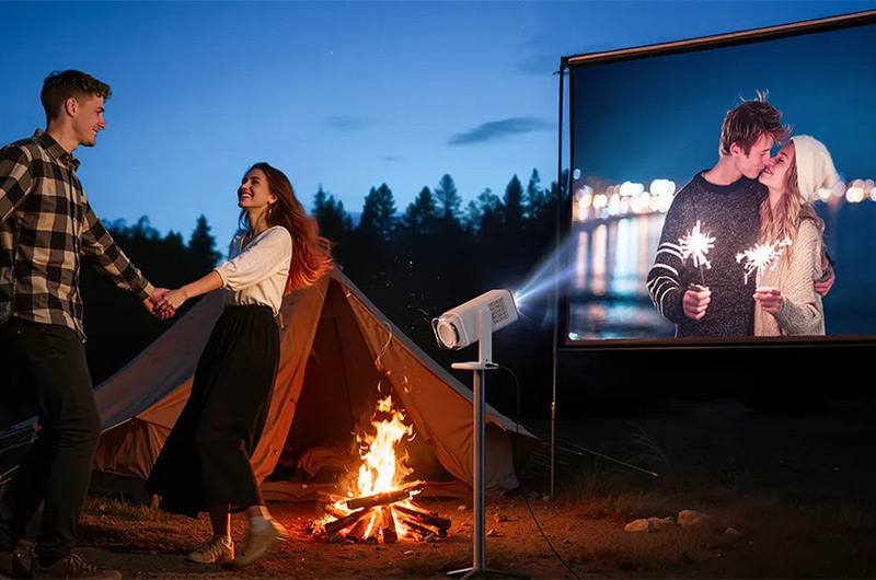 Aurzen Boom Air 1080p Smart Portable Projector Review Lifestyle 1