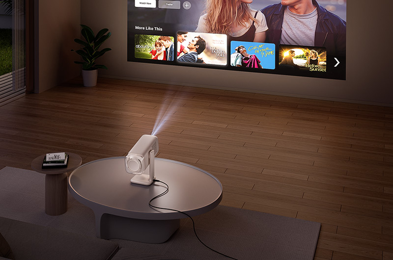 Aurzen Boom Air 1080p Smart Portable Projector Review Lifestyle 2