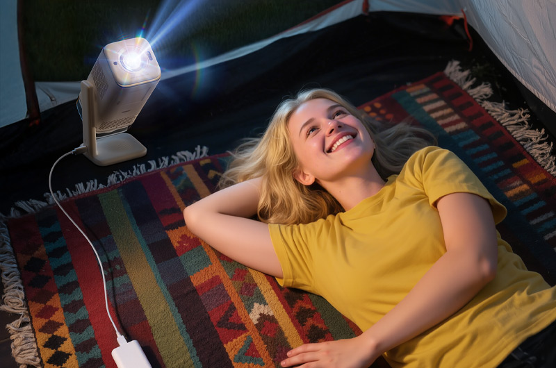 Aurzen Boom Air 1080p Smart Portable Projector Review Lifestyle 3