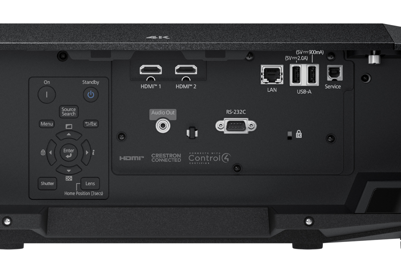 Epson QL7000 Projector Review Connectors