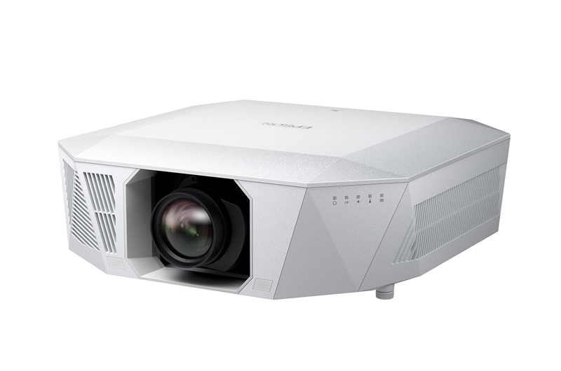 Epson QL7000 Projector Review Front Angle White