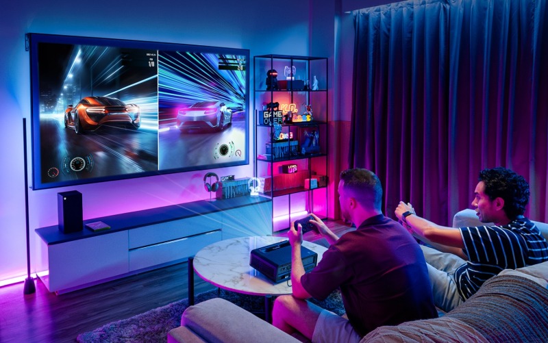 ViewSonic X2 4K gaming lifestyle